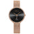 MASTOP Women's Silver Stainless Steel Woven Mesh Strap Wrist Watch Simple Design Analog Display Quartz Watch