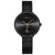 MASTOP Women's Silver Stainless Steel Woven Mesh Strap Wrist Watch Simple Design Analog Display Quartz Watch